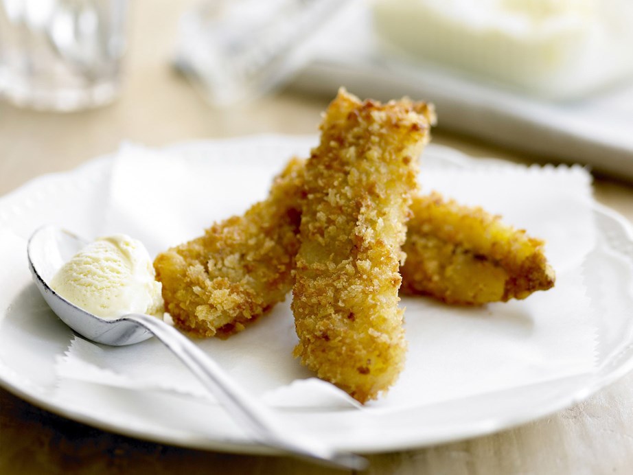 **[Banana fritters](https://www.womensweeklyfood.com.au/recipes/banana-fritters-14177|target="_blank")**
Delicious banana fritters are gorgeous served warm with coconut ice-cream. If you want to be even more indulgent, add a drizzle of warm caramel sauce.