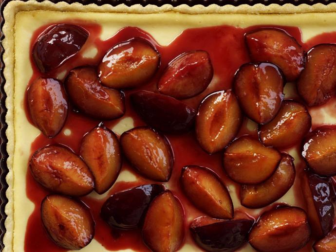 **[Orange and roasted plum tart](https://www.womensweeklyfood.com.au/recipes/orange-and-roasted-plum-tart-13415|target="_blank")**