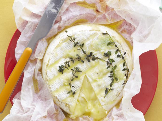 If you're a fan of the classic Swiss style of serving cheese, this [camembert fondue](https://www.womensweeklyfood.com.au/recipes/camembert-fondue-15428|target="_blank") ticks all the boxes.  Enjoy plunging crispy slices of toasted baguette into this creamy, oozy disc of deliciousness.