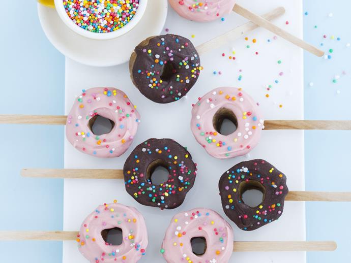 **[Glazed caramel doughnuts](https://www.womensweeklyfood.com.au/recipes/glazed-caramel-doughnuts-13102|target="_blank")**

Serve up these delightful glazed doughnuts at your next kids' party. They are easier to make than you might think.