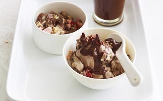 chocolate rocky road ice-cream