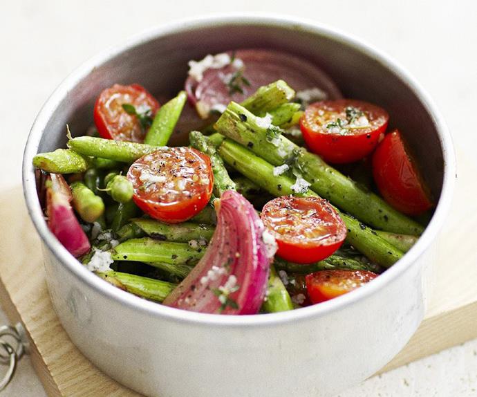 asparagus with tomato