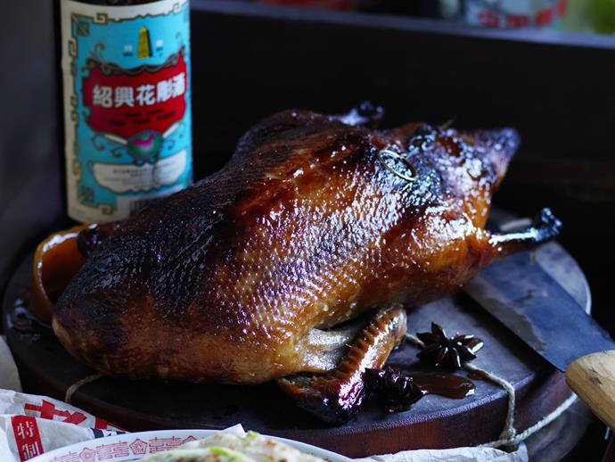 **[Chinese roast duck with green onion pancakes](https://www.womensweeklyfood.com.au/recipes/chinese-roast-duck-with-green-onion-pancakes-12451|target="_blank")**

This is not an easy dish to master, but it is spectacular; sticky, crispy, plum sauce-glazed skin, succulent duck meat and green onion pancakes make a meal to impress any guest with.