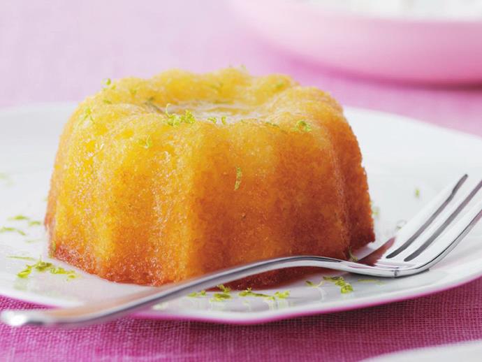 **[Little kaffir lime syrup cakes](https://www.womensweeklyfood.com.au/recipes/little-kaffir-lime-syrup-cakes-12555|target="_blank")**

The unique and aromatic flavour of kaffir lime leaves is more well known in Asian style curries, but used here in these sweet lime syrup cakes, it is really quite amazing.