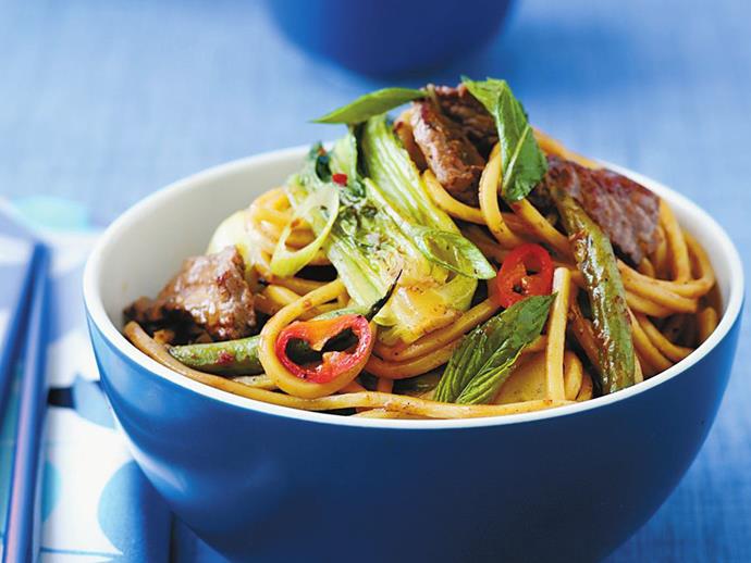 **[Chilli beef stir-fry](https://www.womensweeklyfood.com.au/recipes/chilli-beef-stir-fry-12622|target="_blank")**

Convenience and ease are the hallmarks of this meal, a good addition to a menu plan where you're looking to feed a family well for less.