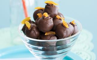 chocolate apricot balls