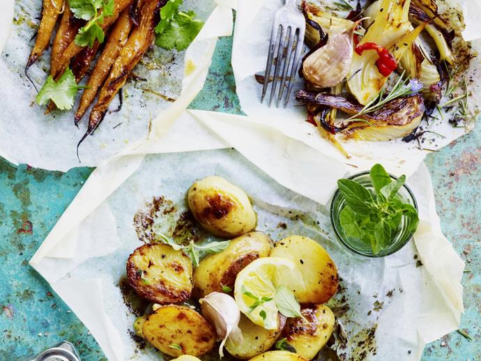 There's no need to ever serve a boring side, these [oregano potatoes](http://www.womensweeklyfood.com.au/recipes/oregano-potatoes-12152|target="_blank") will spice up any spread.