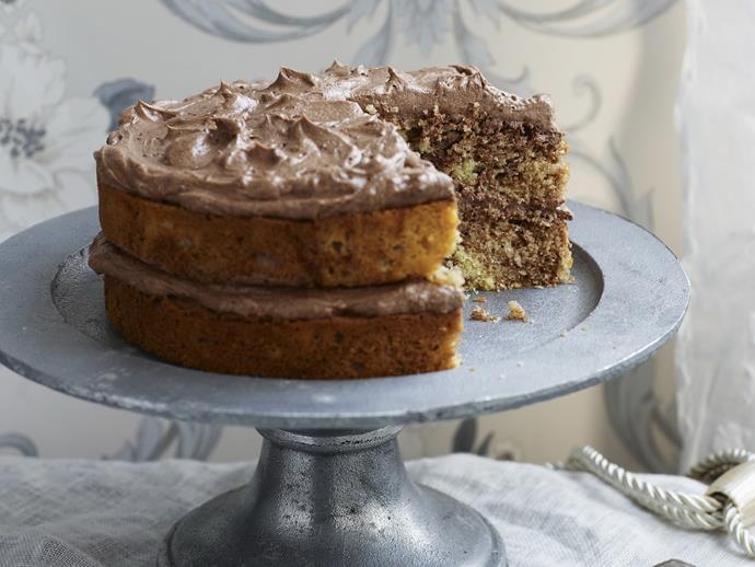 **[Marbled victoria sponge with chocolate butter cream](https://www.womensweeklyfood.com.au/recipes/marbled-victoria-sponge-with-chocolate-butter-cream-5087|target="_blank")**

This light and delicious sponge cake is a quick and tasty treat for the whole family to enjoy.