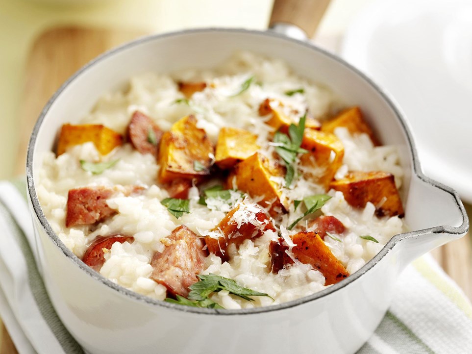 This flavour-packed [pumpkin and chorizo risotto](https://www.womensweeklyfood.com.au/recipes/pumpkin-and-chorizo-risotto-4897|target="_blank") is a wonderful winter warmer.