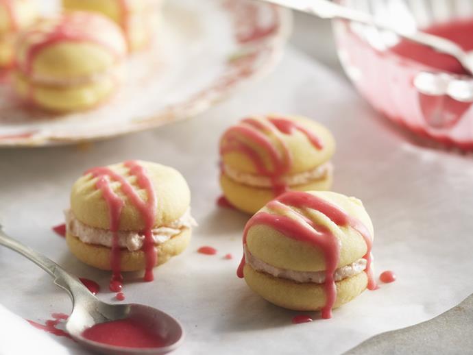 **[Raspberry melting moments](https://www.womensweeklyfood.com.au/recipes/raspberry-melting-moments-4857|target="_blank")**

The ideal sweet treat.