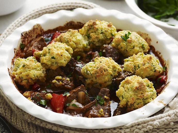 **[Veal goulash with parsley dumplings](https://www.womensweeklyfood.com.au/recipes/veal-goulash-with-parsley-dumplings-11477|target="_blank")**

Goulash is a soup or stew of meat and vegetables, seasoned with a variety of spices, and invariably with paprika. It has always been a popular meal in Central Europe. We've teamed it with parsley dumplings here, to make it extra hearty.