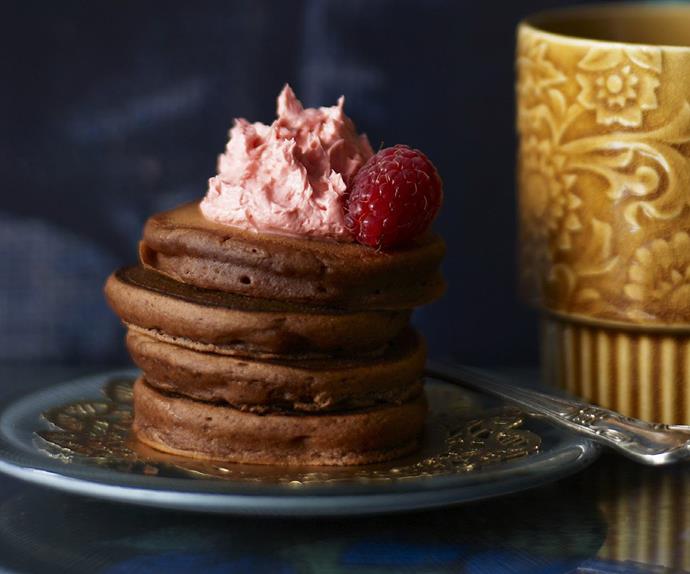 Pikelets with raspberry butter | Australian Women's Weekly Food
