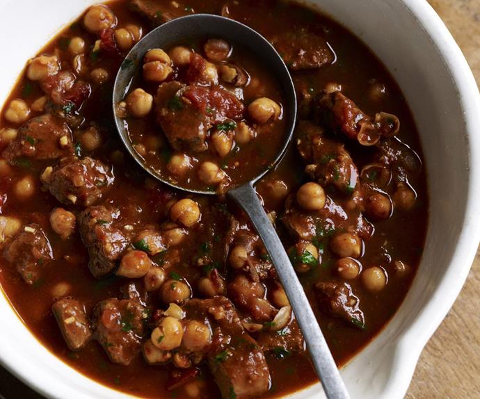 chipotle lamb and chickpea stew