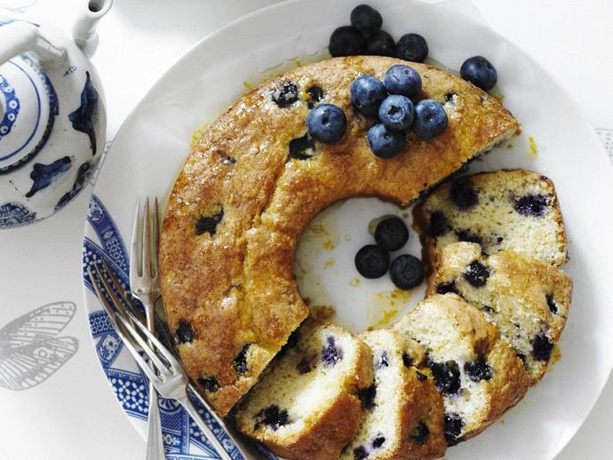 **[Orange and blueberry syrup cake](https://www.womensweeklyfood.com.au/recipes/orange-and-blueberry-syrup-cake-10887|target="_blank")**

A thick wedge of this zesty cake goes perfectly with a hot cup of tea.
