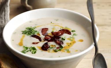 White bean & chorizo soup