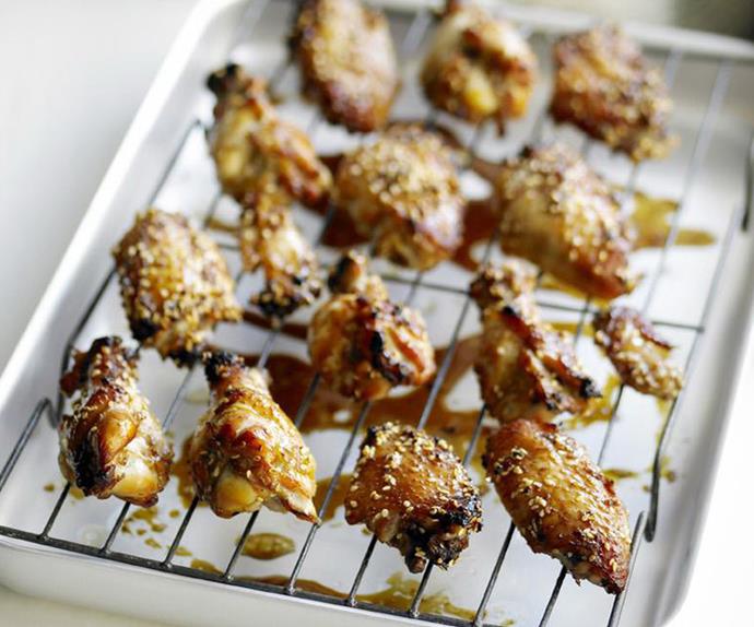 honey, soy and sesame chicken wings