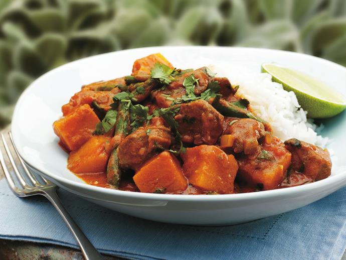 A super-fast version of the Southern-Indian [madras curry](http://www.womensweeklyfood.com.au/recipes/madras-curry-4197|target="_blank") that packs a chilli punch.