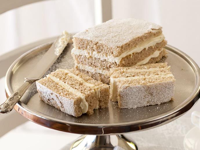 **[Honey spice sponge cake](https://www.womensweeklyfood.com.au/recipes/honey-spice-sponge-cake-9147|target="_blank")**

All this layered honey cake needed to take it from tasty to ridiculously delicious was just a touch of mixed spice and lashings of honeyed cream. You'll love it.