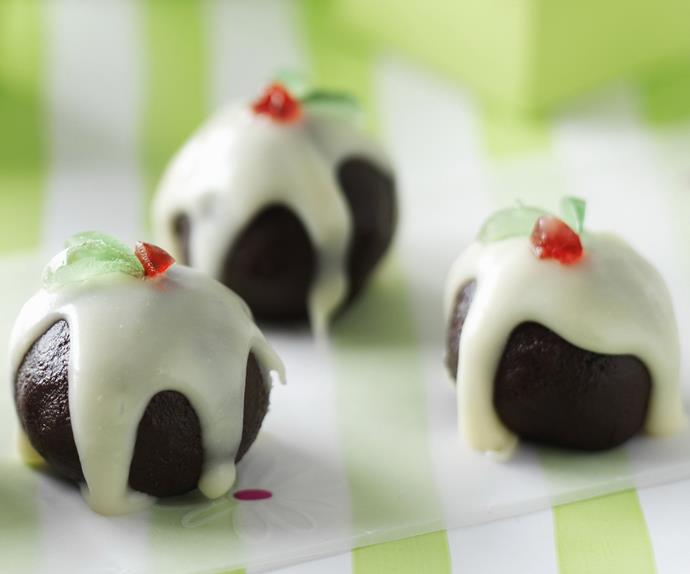 Little chocolate christmas puddings | Australian Women's Weekly Food