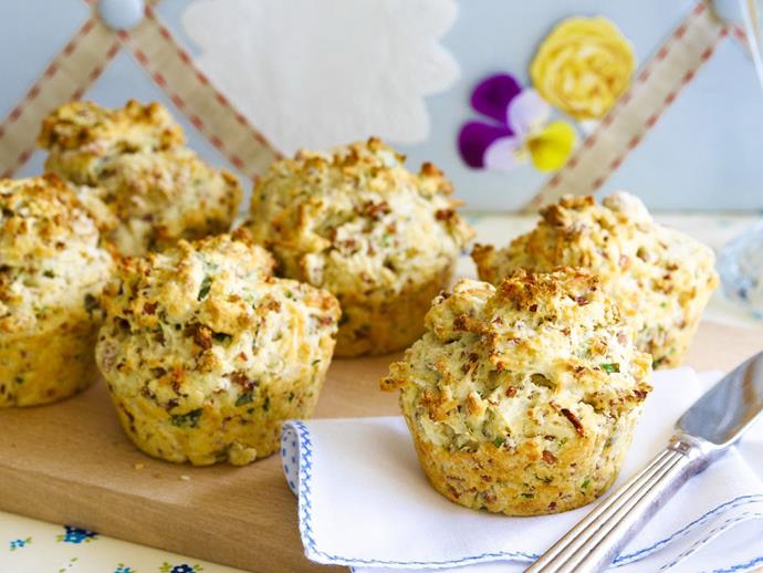 **[Bacon and fresh herb muffins](https://www.womensweeklyfood.com.au/recipes/bacon-and-fresh-herb-muffins-15231|target="_blank")**

These quick savoury muffins are perfect for morning tea or a picnic. If you want to spice them up a little, add a teaspoon of dried chilli flakes.