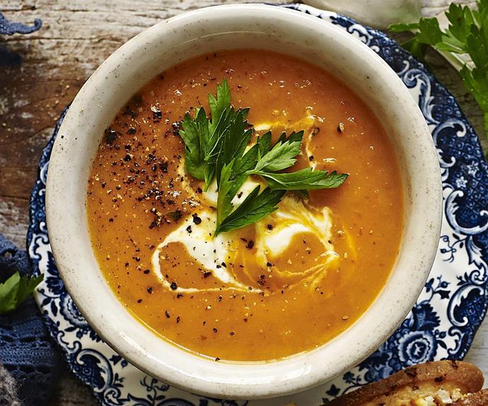 creamy pumpkin soup recipe