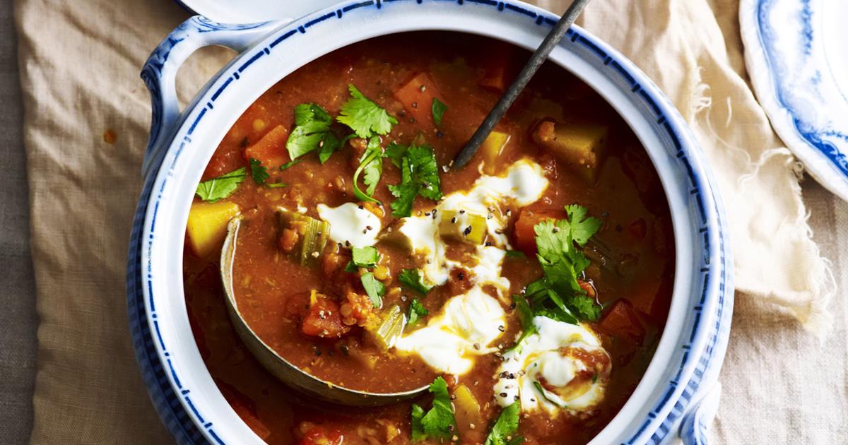 Spicy lentil soup | Australian Women's Weekly Food