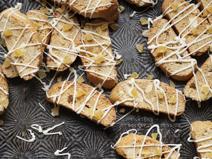 This delightful [spiced ginger and orange biscotti](https://www.womensweeklyfood.com.au/recipes/spiced-ginger-and-orange-biscotti-14677|target="_blank") gives a lovely Christmassy twist to this favourite Italian biscuit. Make a batch to share with family and friends or wrap them in cellophane and ribbons for a gift to your host.