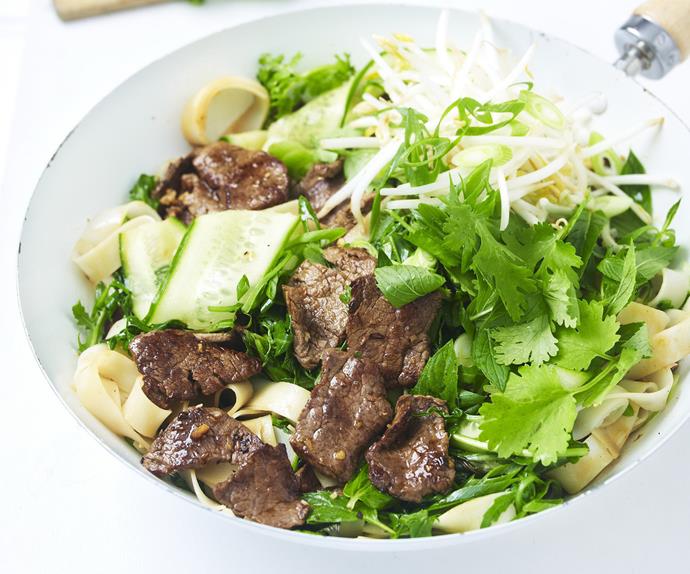 beef and noodle stir-fry