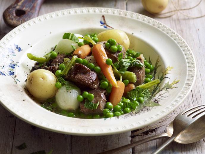 This delicious pressure-cooker dish makes the most of [tender spring lamb](https://www.womensweeklyfood.com.au/recipes/spring-lamb-14750|target="_blank"), and fresh spring vegetables.