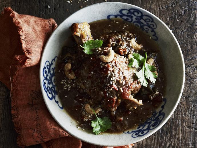 A rich, fragrant [lamb and baby eggplant curry with cashew and coconut](https://www.womensweeklyfood.com.au/recipes/lamb-and-baby-eggplant-curry-with-cashew-and-coconut-14458|target="_blank")