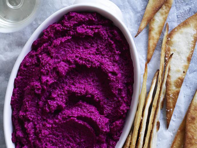 Colourful and delicious [roasted beetroot and red onion dip](https://www.womensweeklyfood.com.au/recipes/roasted-beetroot-and-red-onion-dip-14472|target="_blank")