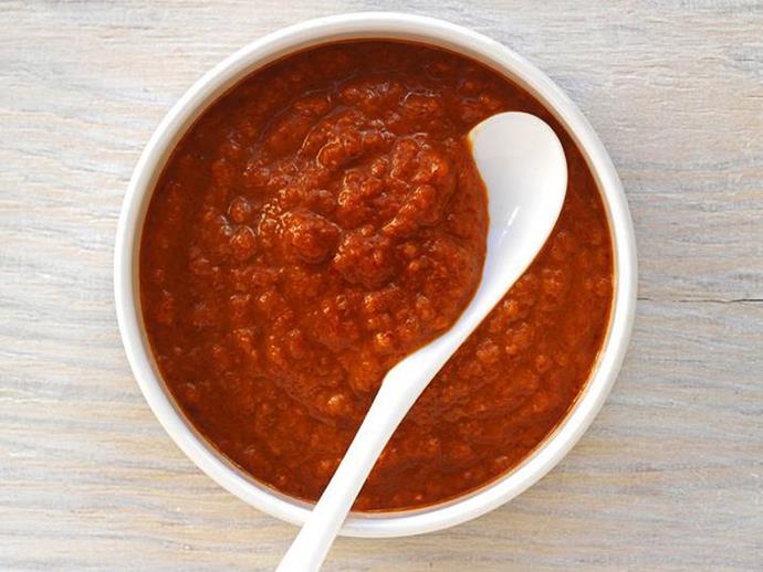 **[Roasted capsicum sauce](https://www.womensweeklyfood.com.au/recipes/roasted-capsicum-sauce-6247|target="_blank")**

A simple and versatile Spanish-style roasted capsicum sauce.