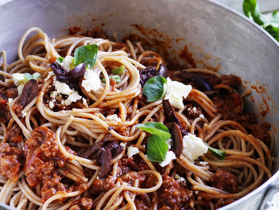 Bolognese doesn't have to be a cheat meal - this **[Greek-style kangaroo bolognese](https://www.womensweeklyfood.com.au/recipes/greek-style-kangaroo-bolognese-14542|target="_blank")** is lean AND flavoursome. 