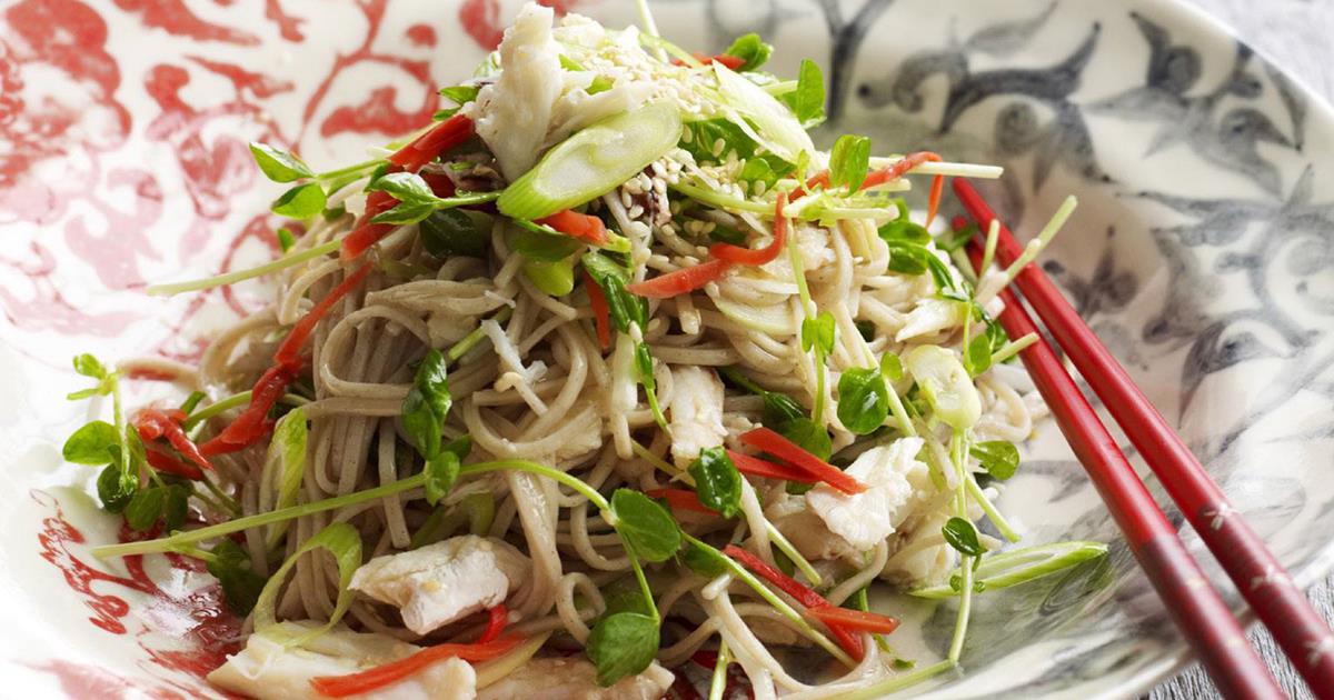 Crab and noodle salad with ginger | Australian Women's Weekly Food
