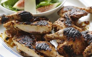 portuguese chicken with fig salad
