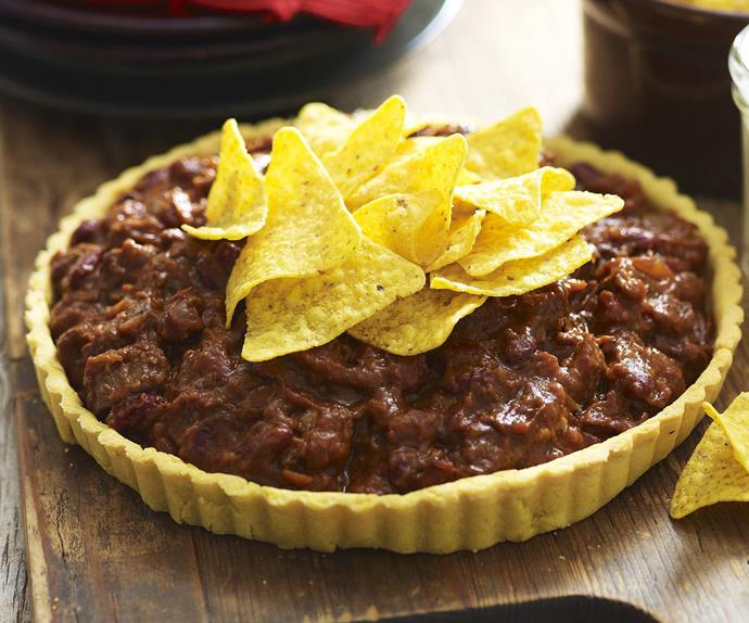 mexican beef and bean pie