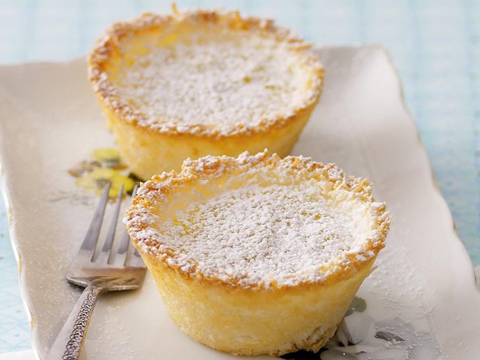 Sweet and satisfying, these little [baked coconut custard tarts](https://www.womensweeklyfood.com.au/recipes/baked-coconut-custard-tarts-15383|target="_blank") have the added nutty depth of both shredded and desiccated coconut, plus a dash of lemon zest.
