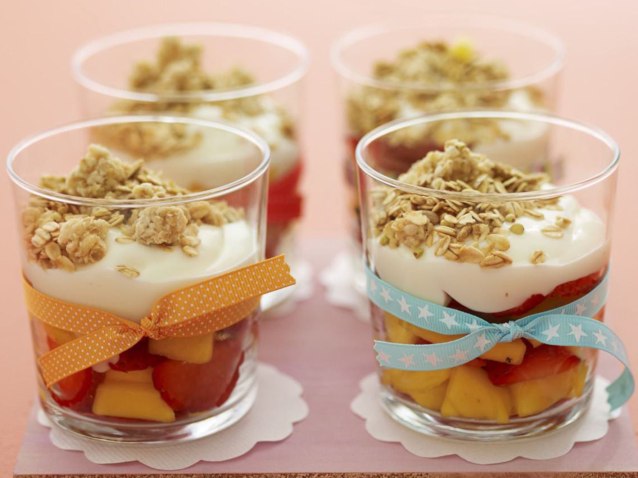 Muesli and fruit trifle cups | New Zealand Woman&amp;#39;s Weekly Food