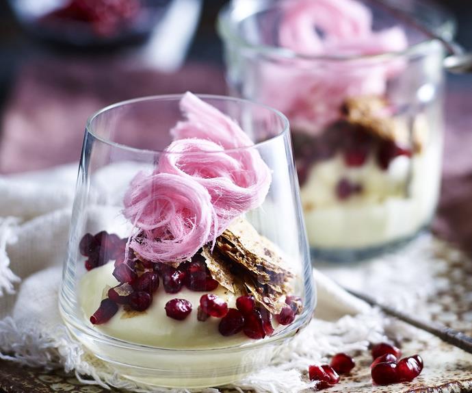 ROSEWATER & PISTACHIO CHEESECAKE CUPS