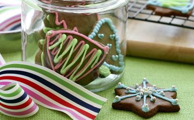 Christmas gingerbread biscuits
