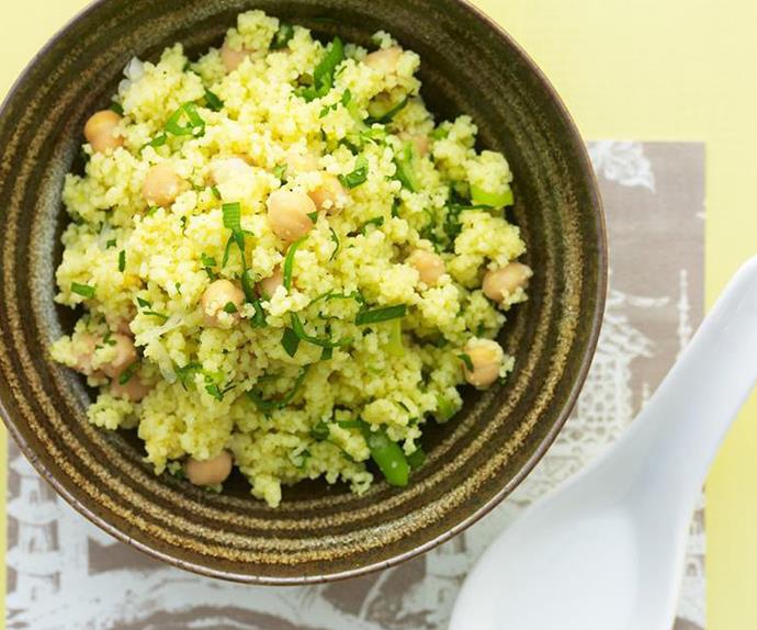 curried couscous and chickpea salad