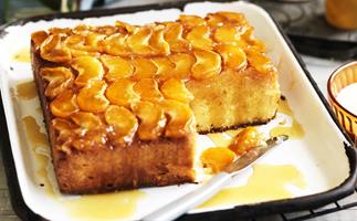 Upside-down mandarin polenta YOGHURT CAKE