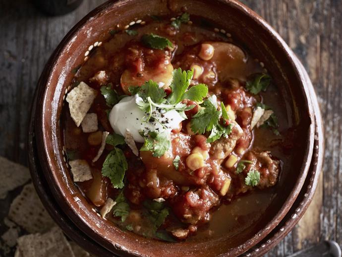 **[Pork and chilli stew](https://www.womensweeklyfood.com.au/recipes/pork-and-chilli-stew-5304|target="_blank")**