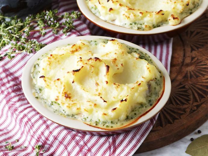 Nutritionists suggest that we consume at least two servings of fish per week. What better way than these [individual fish pies](https://www.womensweeklyfood.com.au/recipes/individual-fish-pies-15503|target="_blank"), topped with creamy mash.