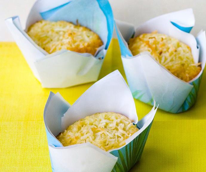 COCONUT AND PINEAPPLE FRIANDS