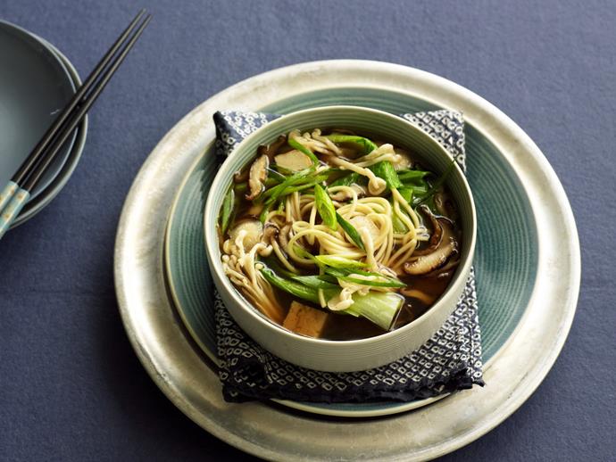 **[Asian noodle soup](https://www.womensweeklyfood.com.au/recipes/asian-noodle-soup-16538|target="_blank")**
