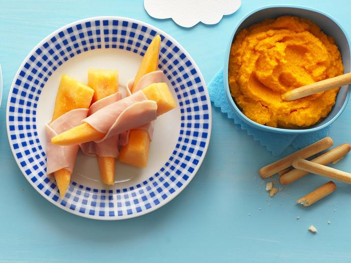 **[Carrot dip](https://www.womensweeklyfood.com.au/recipes/carrot-dip-15516|target="_blank")**

Cumin gives a lovely hint of spice to this sweet carrot dip. Serve as part of an after-school snack with blanched vegetables such as snow peas, baby corn or red capsicum (bell peppers).