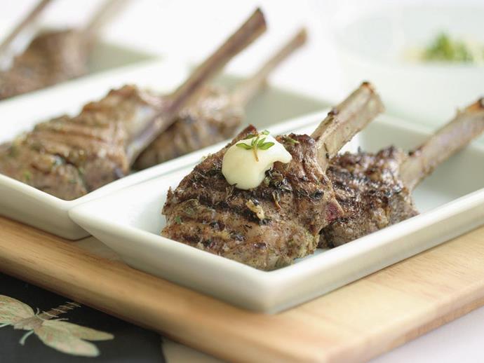 **[Greek lamb cutlets with skordalia](https://www.womensweeklyfood.com.au/recipes/greek-lamb-cutlets-with-skordalia-15550|target="_blank")**

Affectionately known in some parts as 'chops with handles' or 'meat lollipops', lamb cutlets are always a hit with the 
kids. Accompanied here with the Greek style mashed potato dip, skordalia, there'll be no complaints.