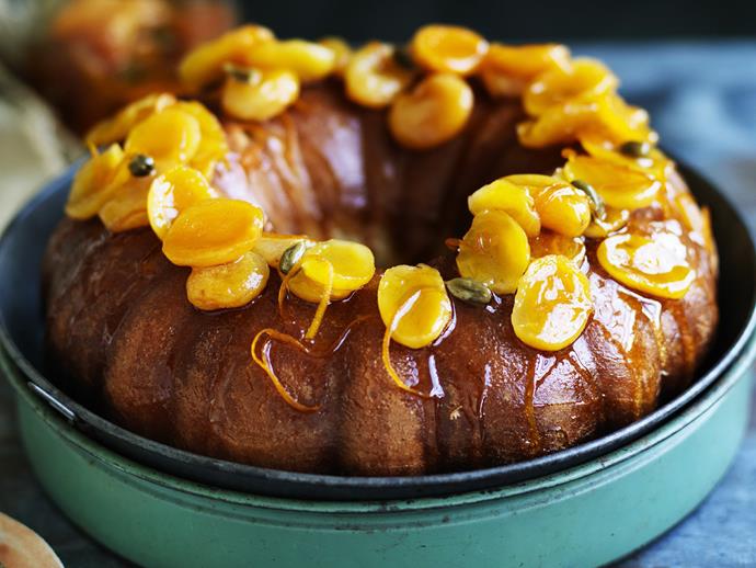 **[Cardamom savarin with apricots in dessert wine syrup](https://www.womensweeklyfood.com.au/recipes/cardamom-savarin-with-apricots-in-dessert-wine-syrup-11845|target="_blank")**

The perfect balance of sweet and tart, this sticky dessert is perfect for those who want to delight their guests. The added ingredient of cardamom provides unique flavour and spice that'll have people begging for more.