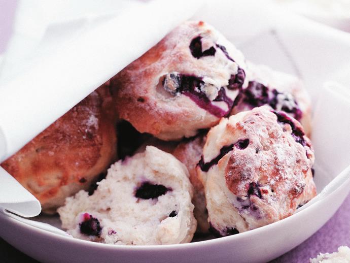 **[Blueberry scones with vanilla frûche](https://www.womensweeklyfood.com.au/recipes/blueberry-scones-with-vanilla-fruche-11679|target="_blank")**